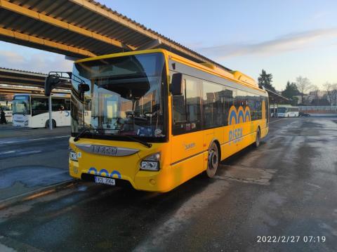 Fotografie Autobusové nádraží Písek