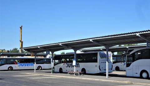Fotografie Autobusové nádraží Písek