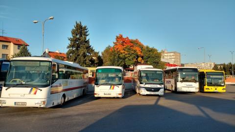 Fotografie Autobusové nádraží Písek