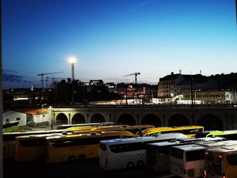 Fotografie Autobusové nádraží Praha-Florenc