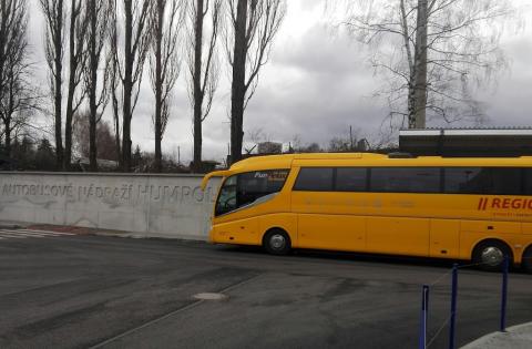 Fotografie Autobusové nádraží Humpolec