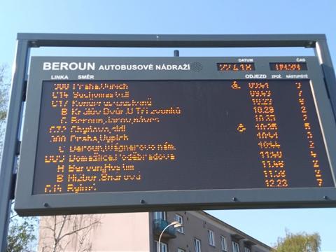 Fotografie Beroun, autobusové nádraží
